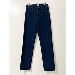 Faherty Mens Dark Wash Organic Cotton Stretch Straight Leg Jeans Blue Size 28